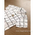 New fashion clean print short sleeve kids' shirt